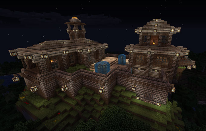 Minecraft Hilltop Fortress