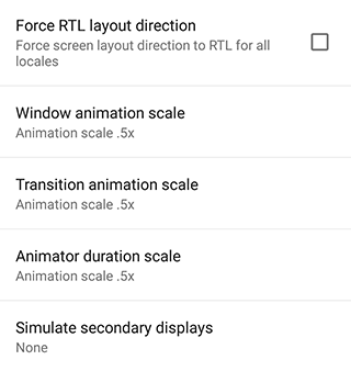 Android Faster Animations