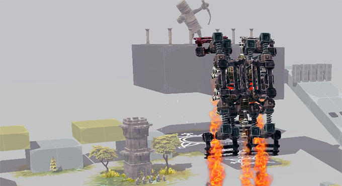 Besiege Rocket Sled