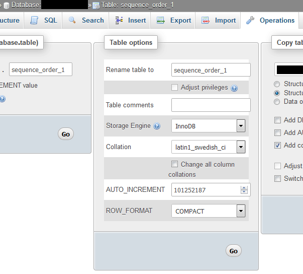 Magento 2 Change Auto Increment ID