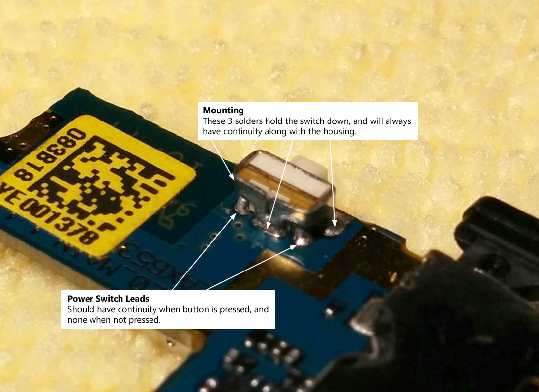 Nexus 5 Power Button State